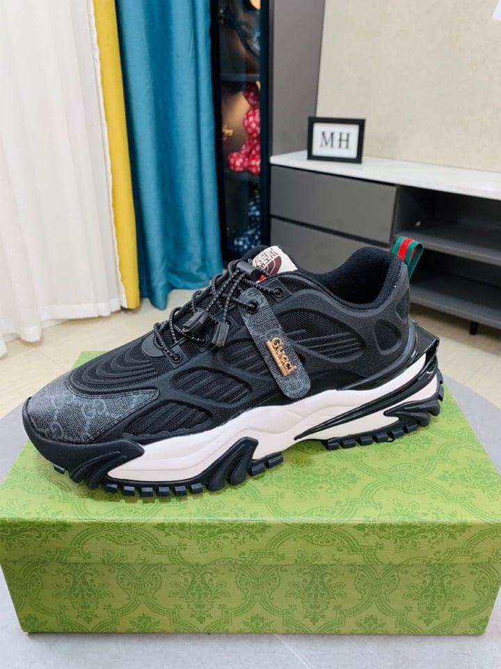 Gucci Gg Men?S Sneaker Rubber Leather Black view 9