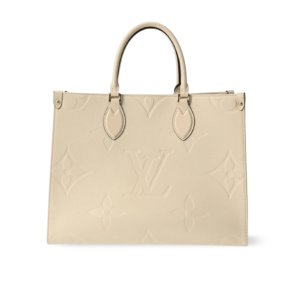 Louis Vuitton LV Onthego MM Tote Bag Monogram Beige 35cm M46531 view 2