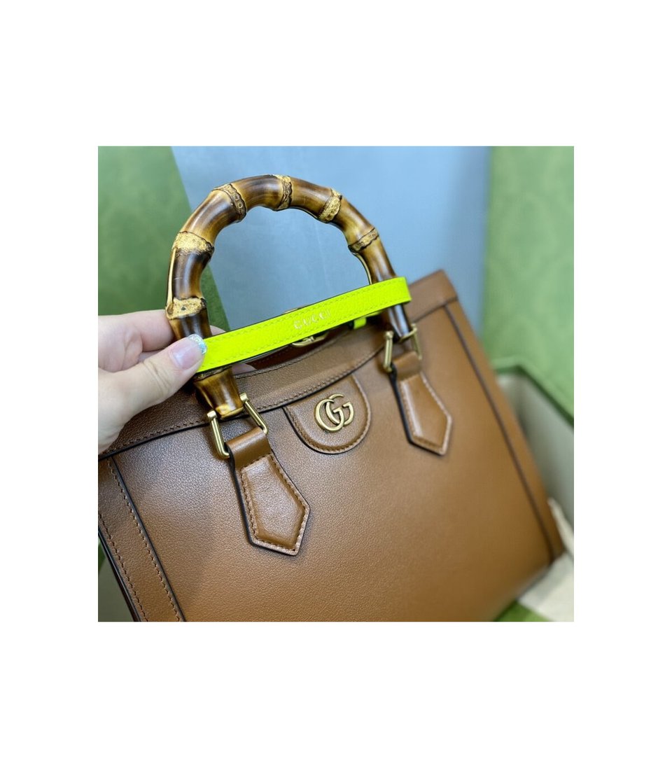 Gucci Diana Small Tote Bag Brown view 12