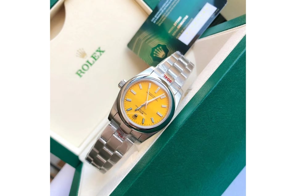 Rolex Oyster Perpetual 31/41mm SS/SS Yellow/Stk view 8