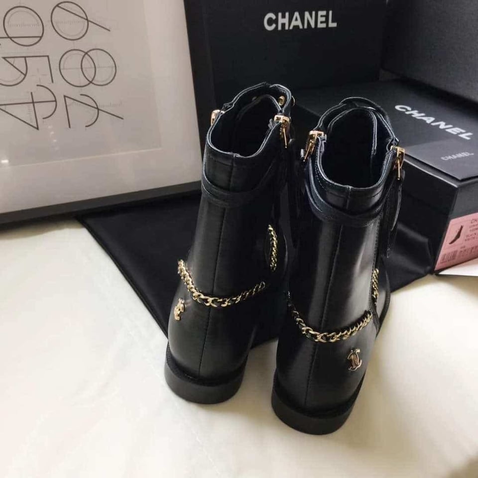 Chanel Women’S Botas Para Mujer Black view 8
