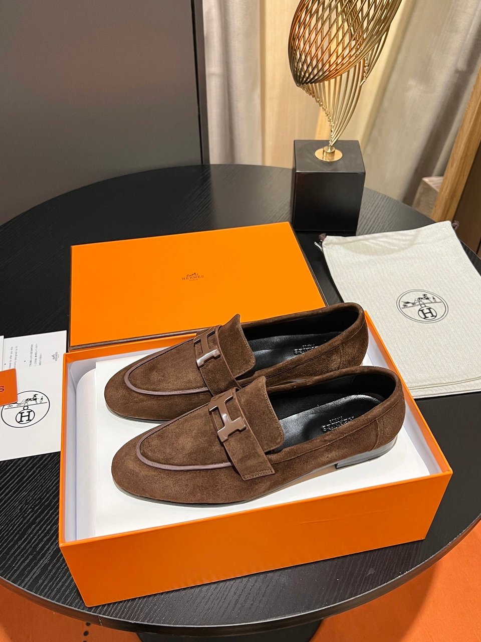 Hermes Paris Loafer Brown view 7
