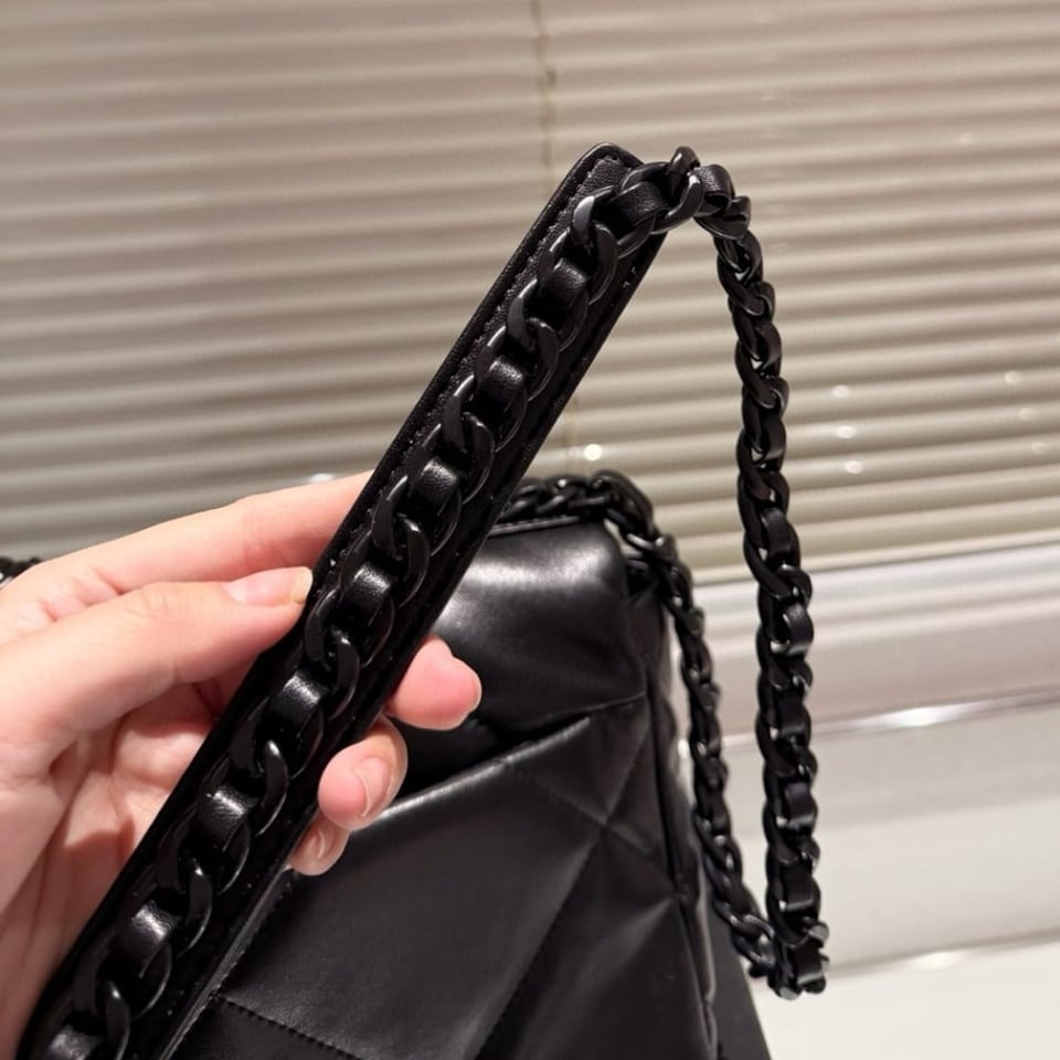 Chanel Cc Flap Bag In Black 26Cm/10.2in view 5