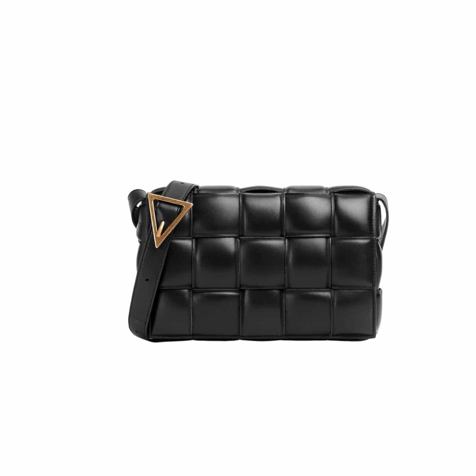 Bottega Veneta Padded Leather Bag Black 22Cm view 2