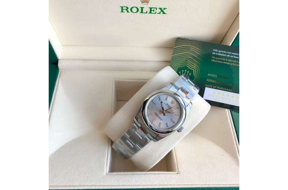 Rolex Oyster Perpetual 31/41mm SS/SS Sliver/Stk view 6