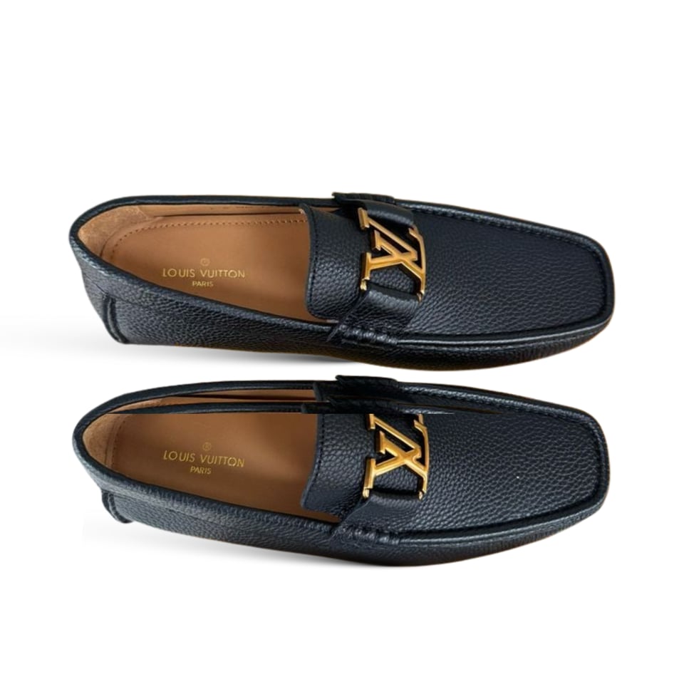 Louis Vuitton LV Monte Carlo Mocassin Black Loafers for Men