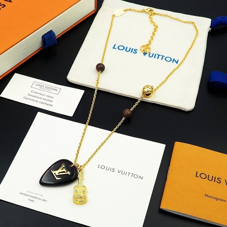 Louis Vuitton Lv Picks Necklace Gold M01865 view 2