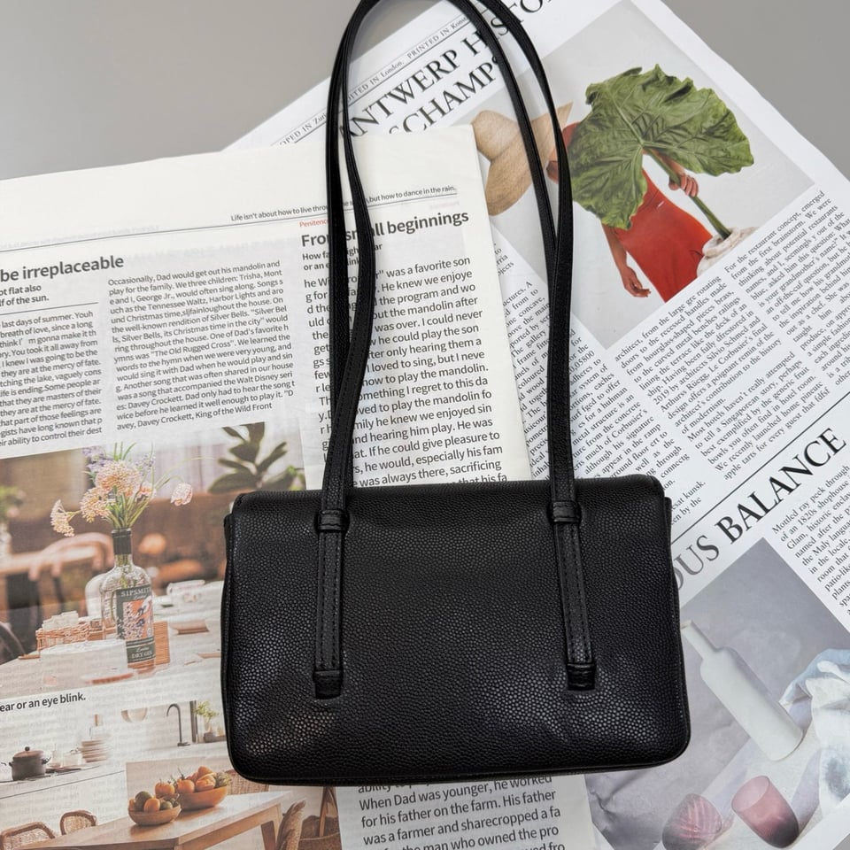Chanel Clutch Black Bag 17cm/6.7in view 3