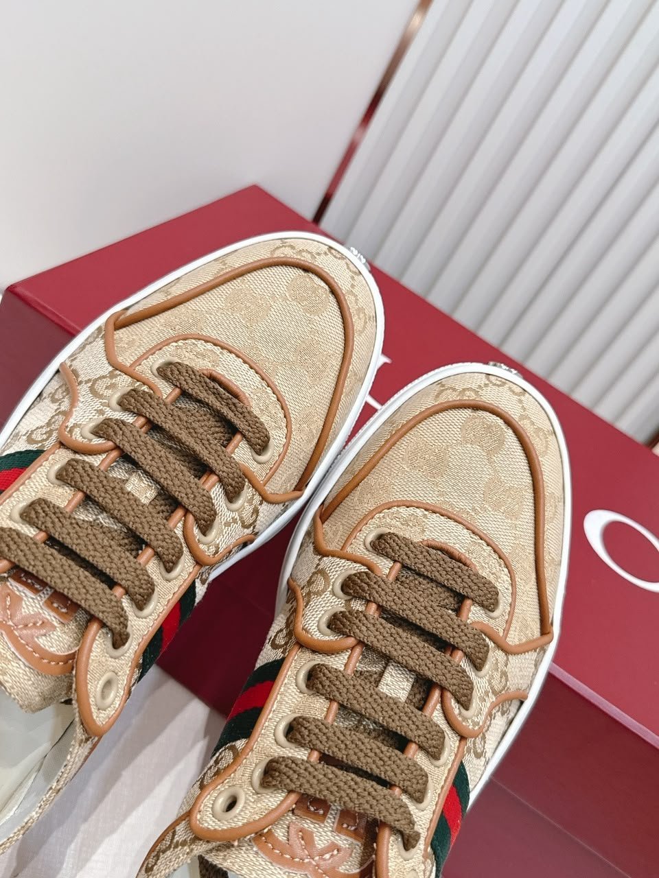 Gucci Stretch Low-Top Sneaker 871608 FAF48 9644 For Men view 7