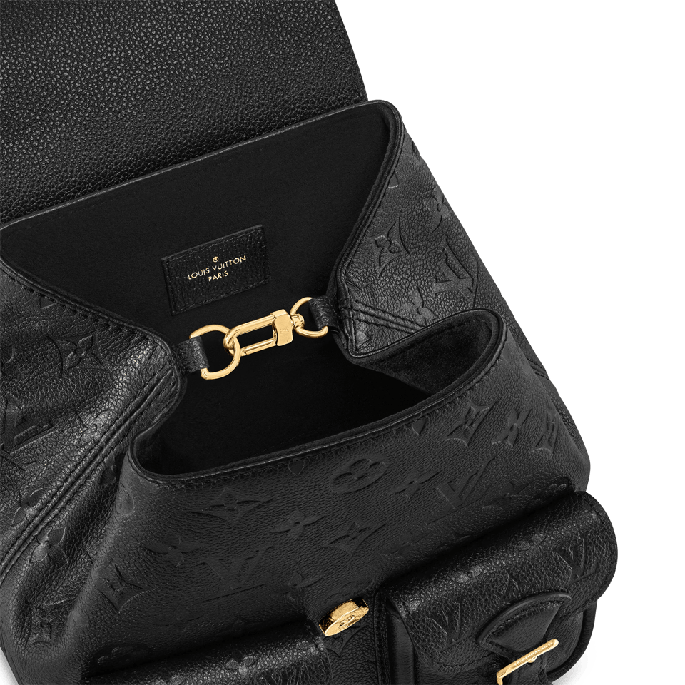 Louis Vuitton Backup Monogram Empreinte Leather – Women – Handbags Black view 4