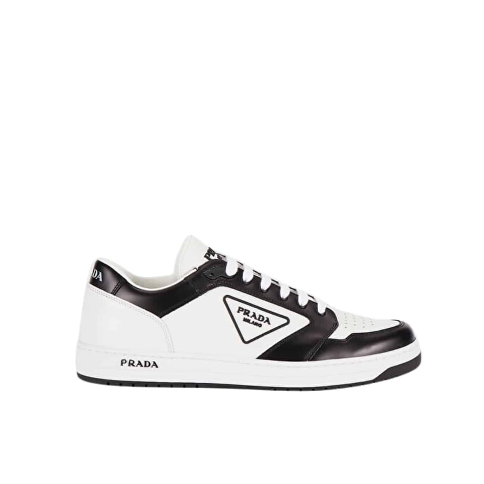 Prada District Perforated Leather Sneakers Black 2Ee3633Lj6F0964 view 2