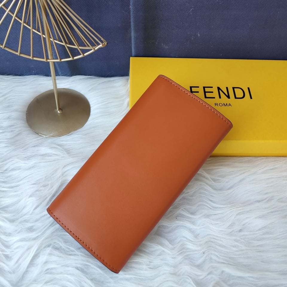 Fendi Roma Continental Brown Wallet view 5