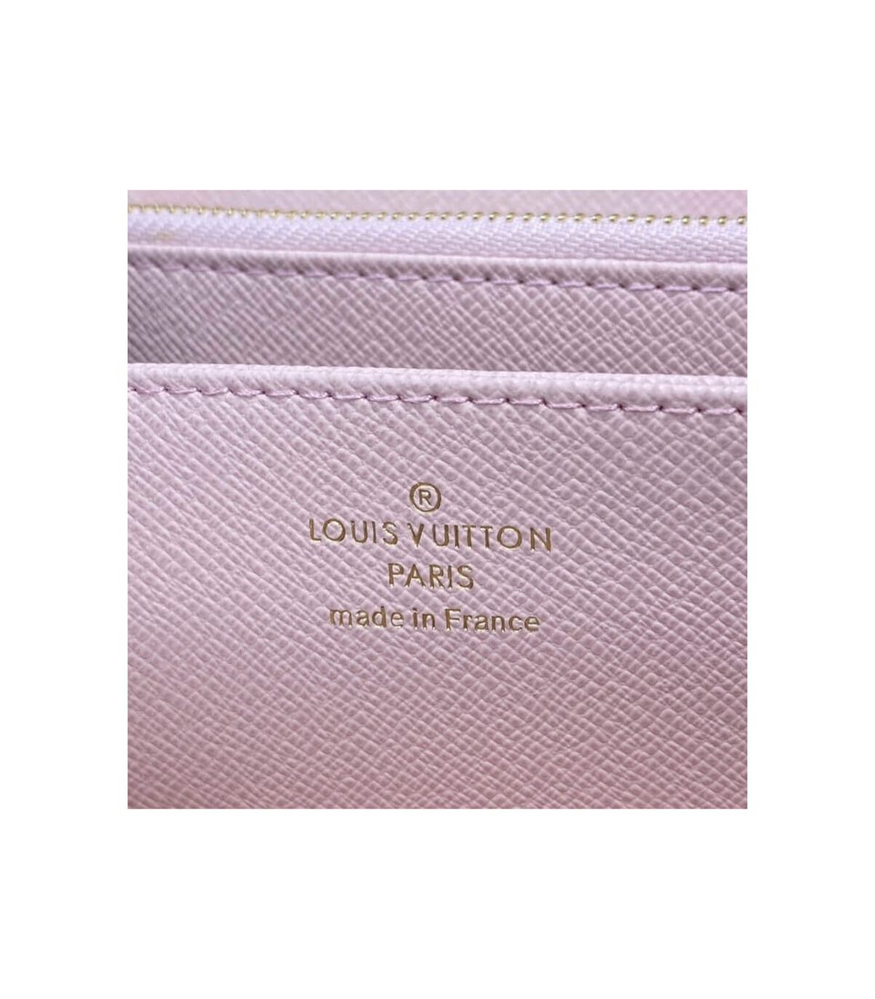 Louis Vuitton Monogram Zippy Wallet Pink view 10