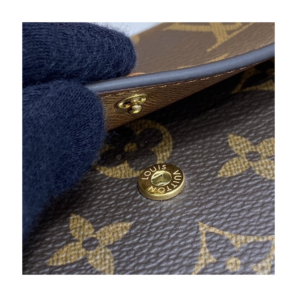 Louis Vuitton Monogram Canvas Emilie Wallet Brown view 7