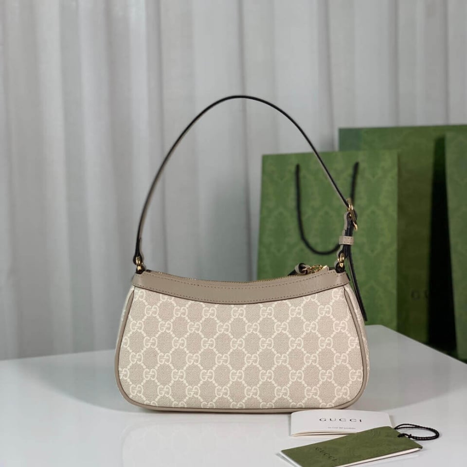 Gucci Ophidia GG Small Handbag Beige/Ebony 25cm/9.8in view 6