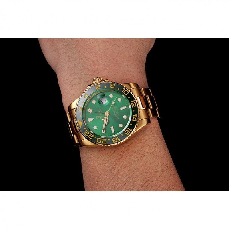 Rolex GMT-Master II 40mm Green Dial 116718LN view 10