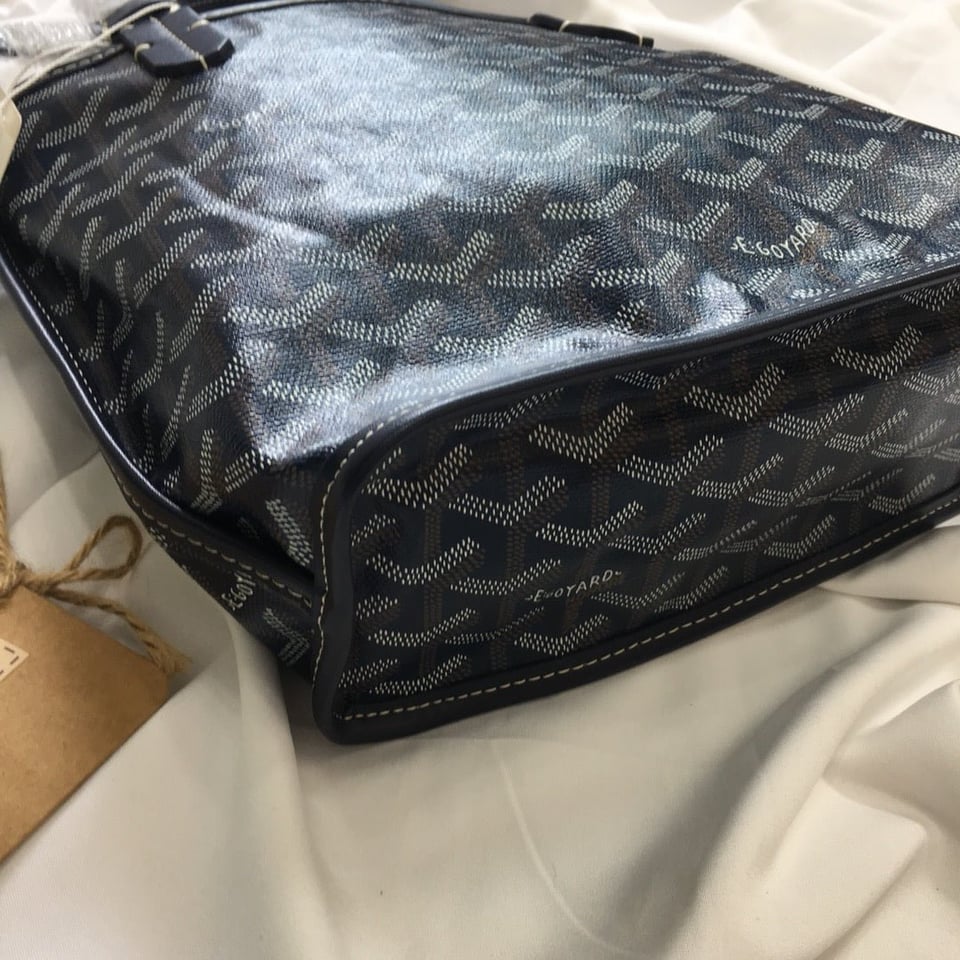 Goyard Anjou Mini Bag 20cm Black Canvas view 5