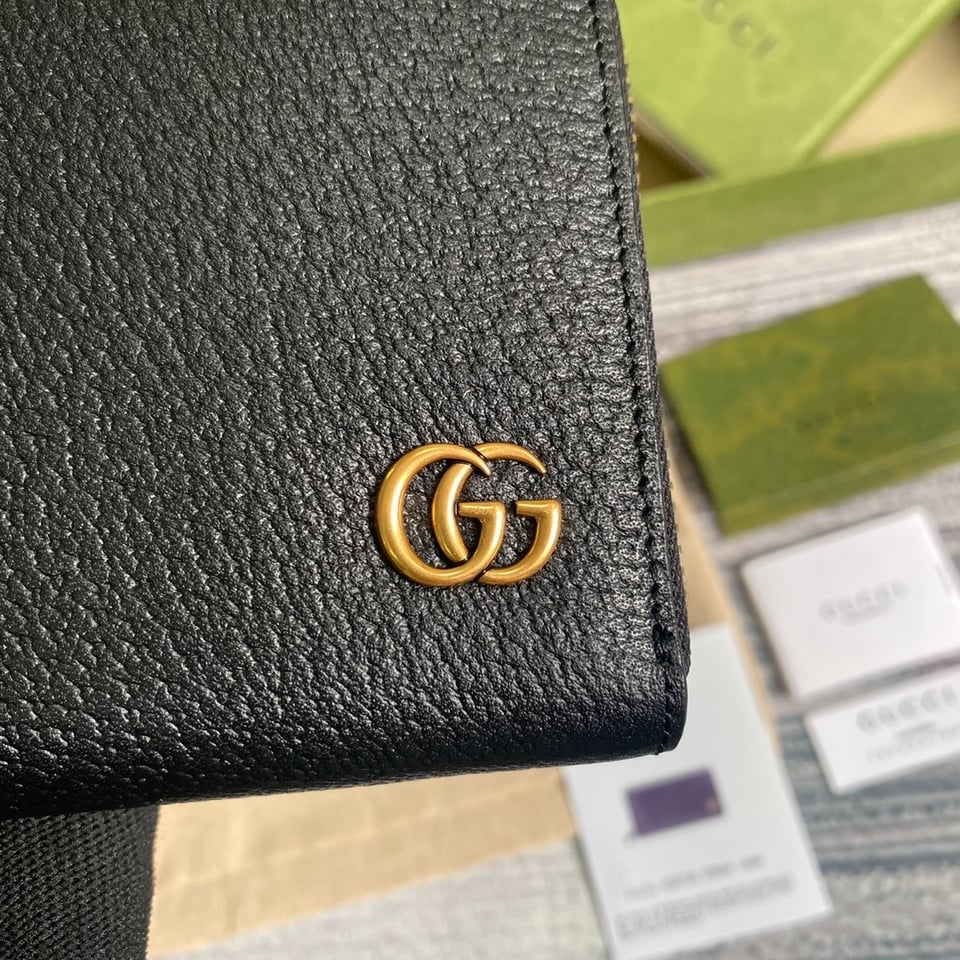 Gucci Ophidia GG Zip Around Wallet With Metal Hardware Black 7.5in/19cm For Men view 5