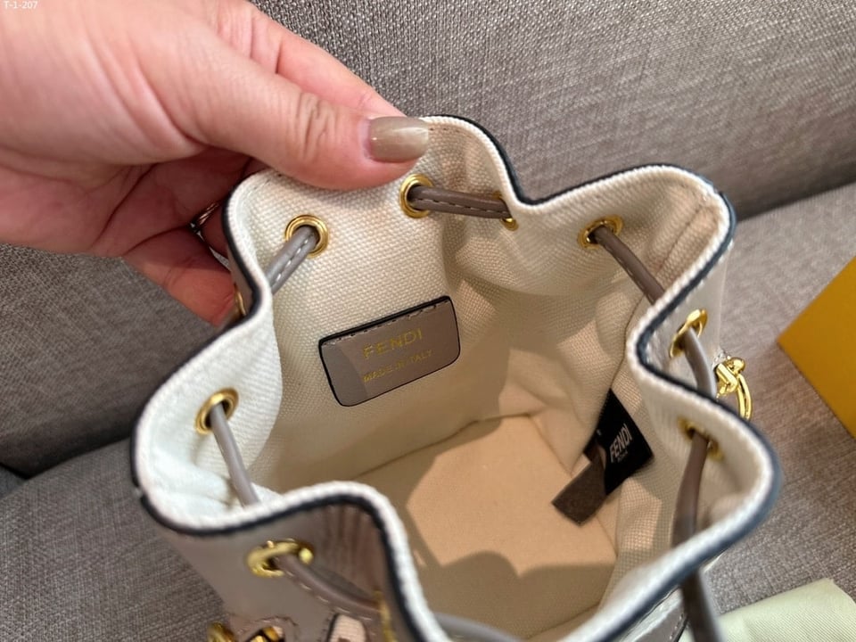 Fendi Mon Tresor Mini Bag Multicolor Canvas 18Cm view 9