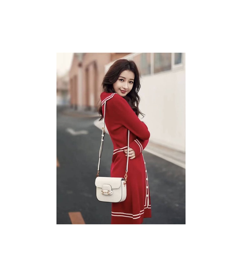Gucci Horsebit 1955 Mini Bag in White Leather 20.5cm/8.1in view 6