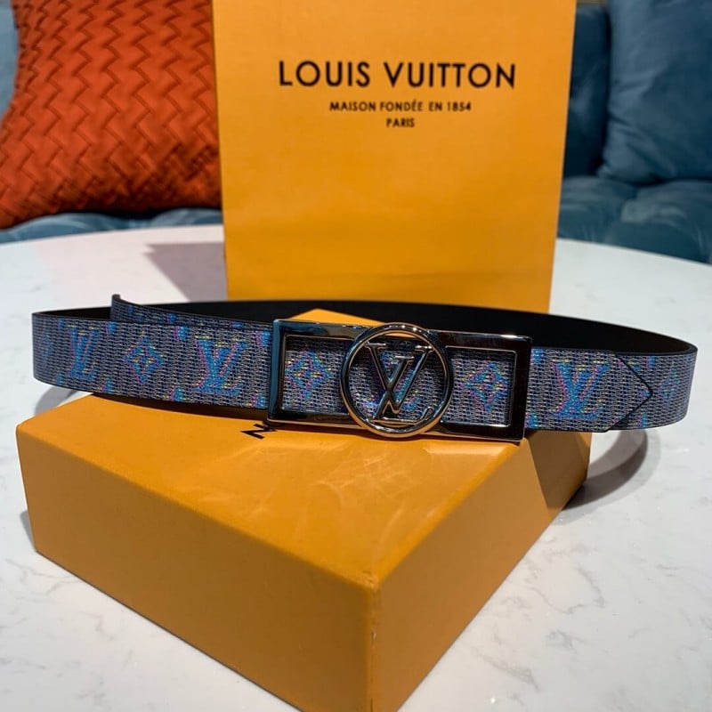 Louis Vuitton Dauphine 25mm Reversible Belt MP136U view 7