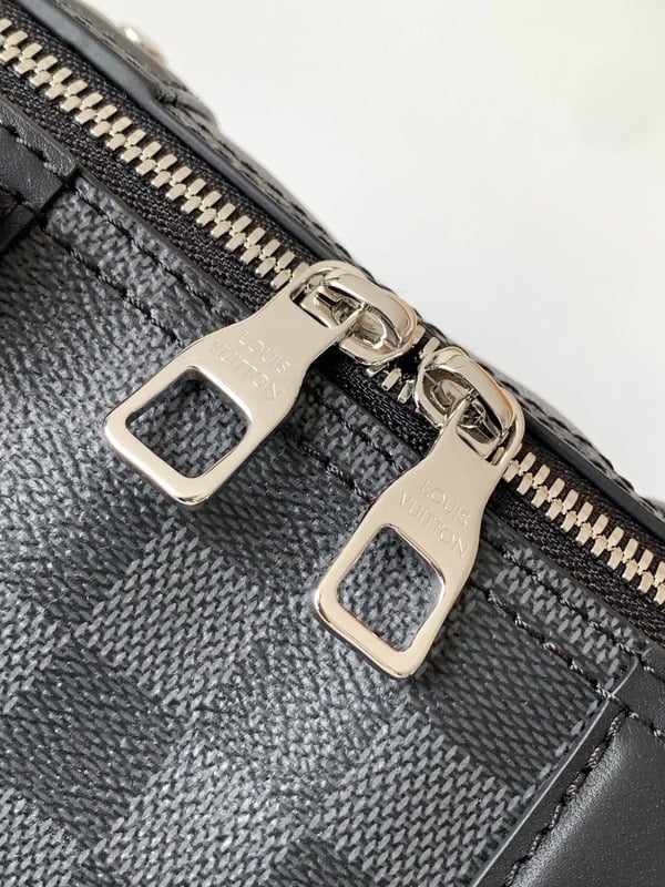 Louis Vuitton Keepall 50 Black Graphite N40443 view 7