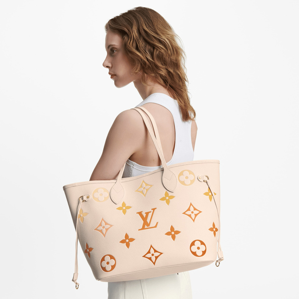 Louis Vuitton Neverfull MM Bag ‘Beige Clair’ 31Cm M46516 view 8