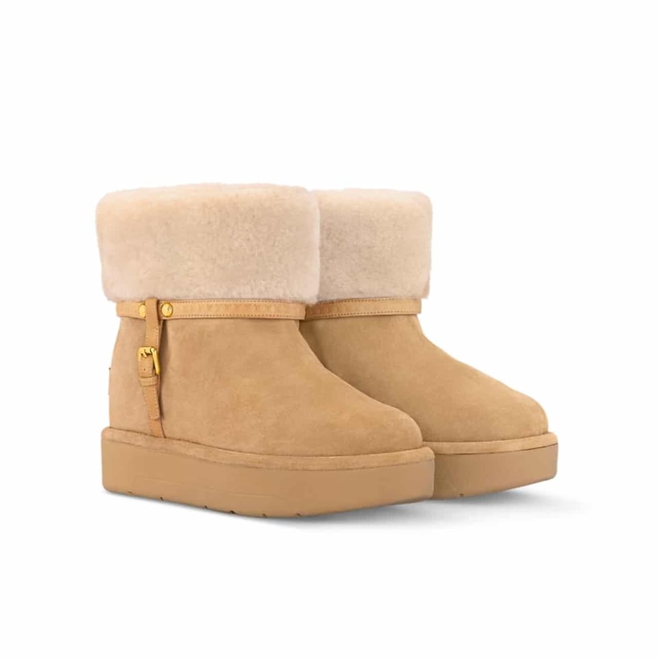 Louis Vuitton Aspen Platform Ankle Boot Beige 1Ac79I view 2