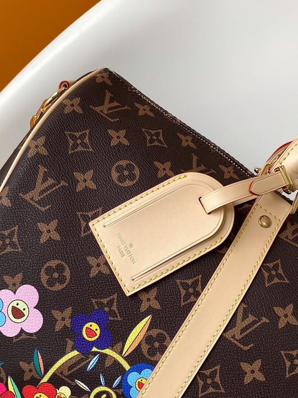 Louis Vuitton Keepall Bandoulière Bag LV x TM 45cm/17.7in Monogram Canvas M14182 view 7