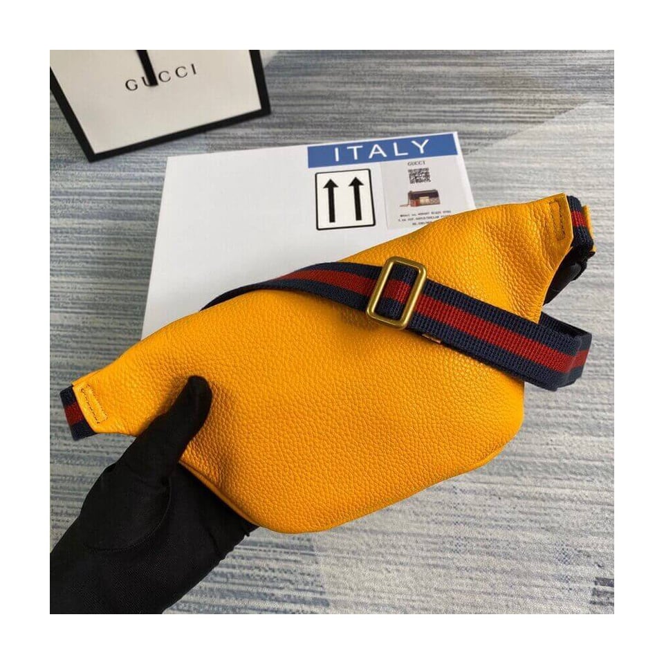 Gucci Print Small Belt Bag Waist Body Yellow view 3