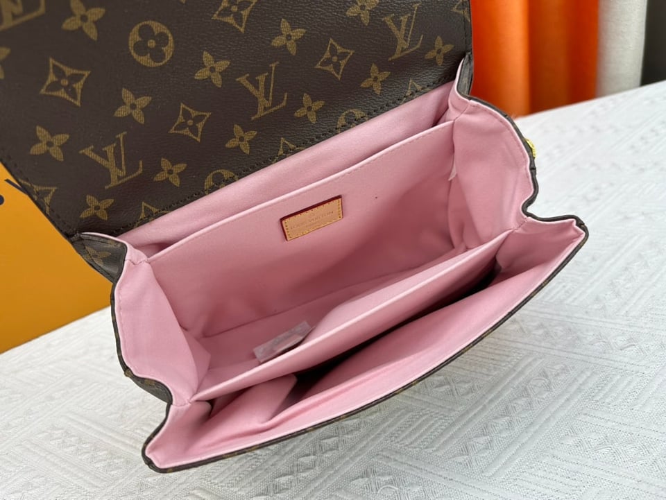 Louis Vuitton Pochette M Tis Monogram Coated Canvas 25Cm M47203 view 11