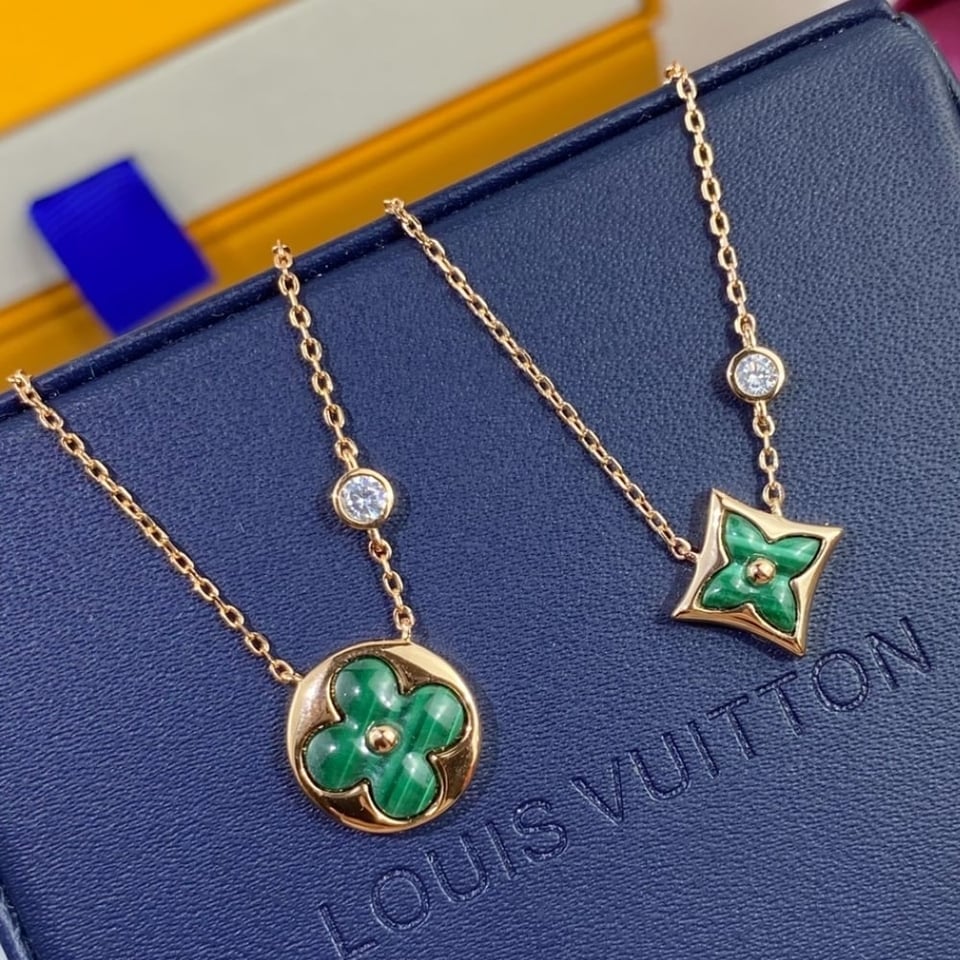 Louis Vuitton Color Blossom Bb Star Necklace Green Q93894 view 6