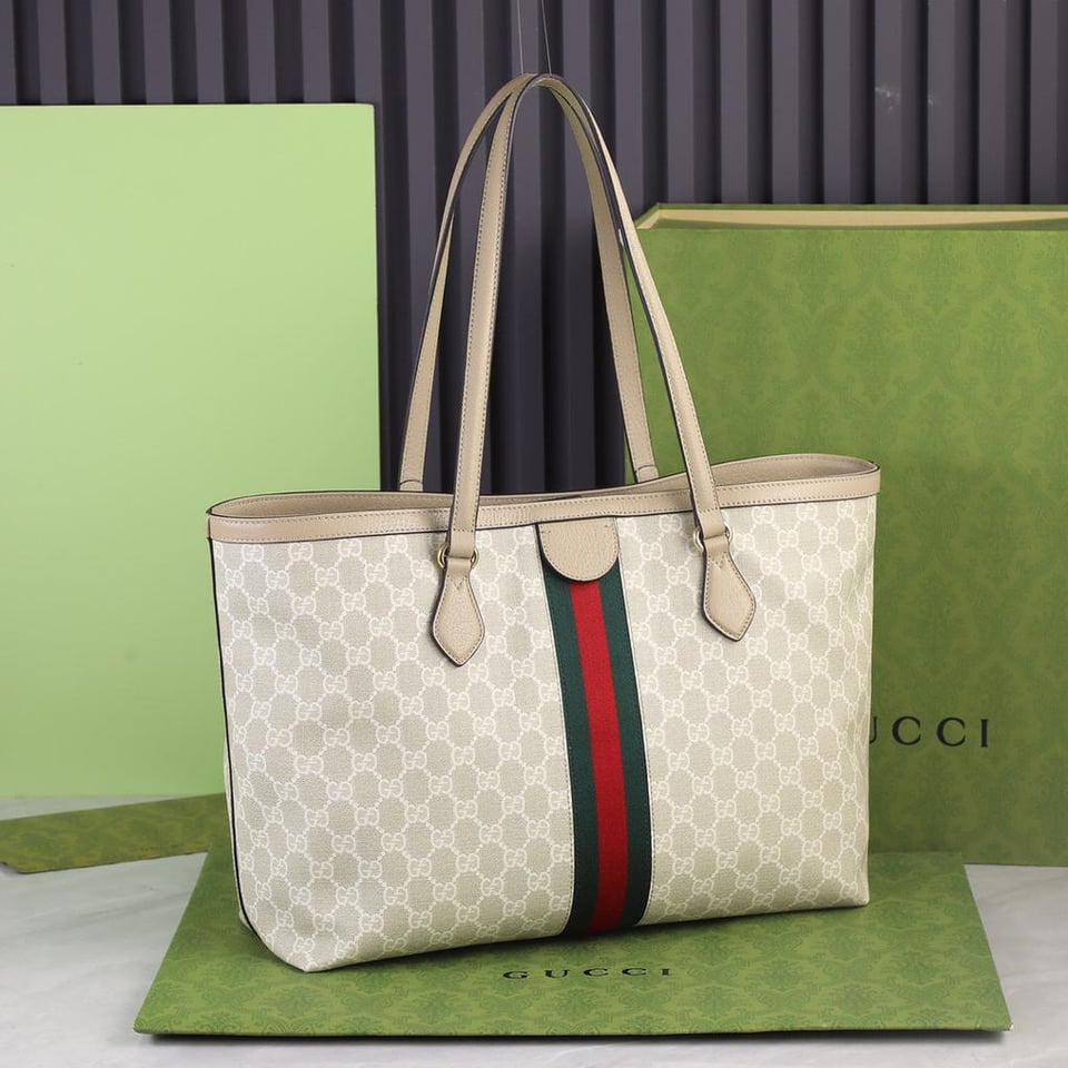 Gucci Ophidia Medium GG Tote ‘Beige’ 38cm/15in view 4