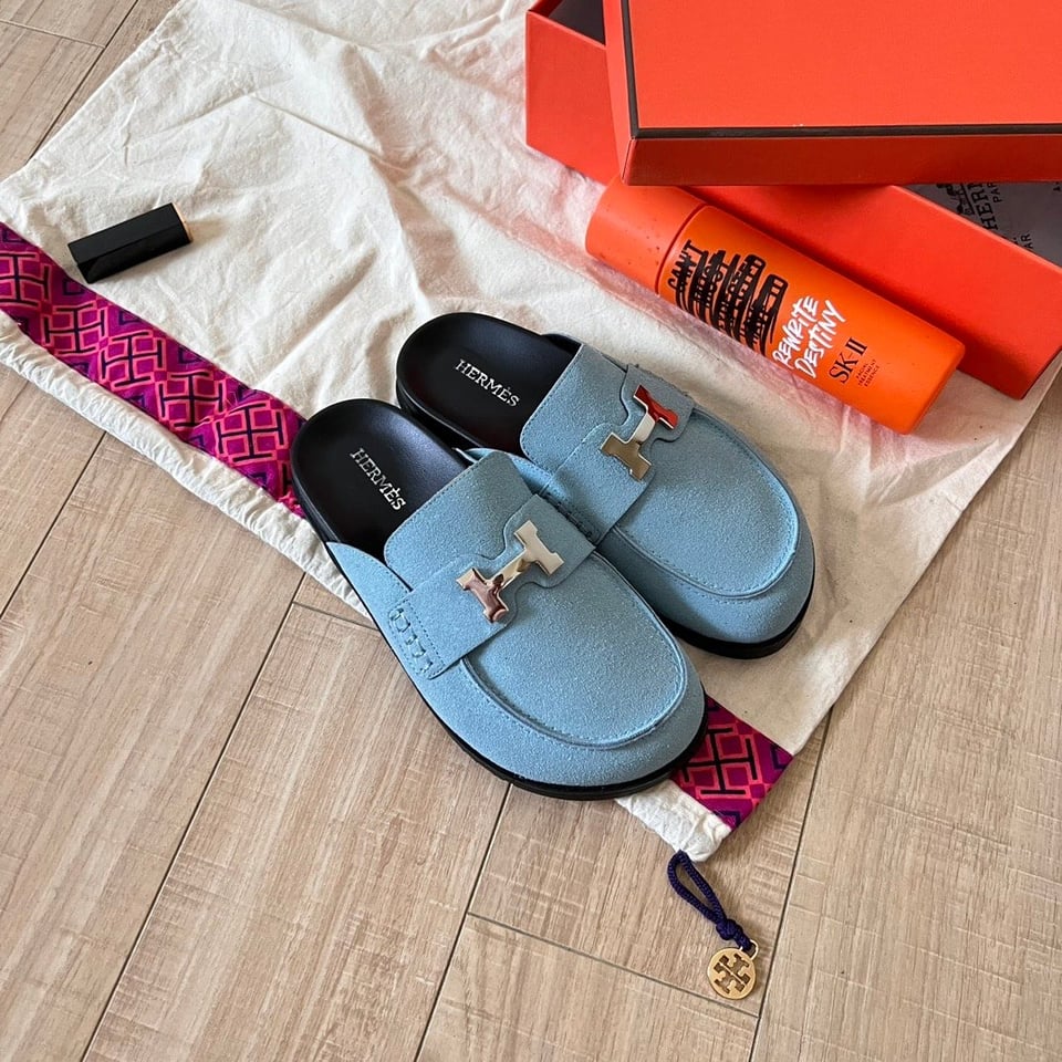 Herm?S Go Mule H Sandal In Blue view 5