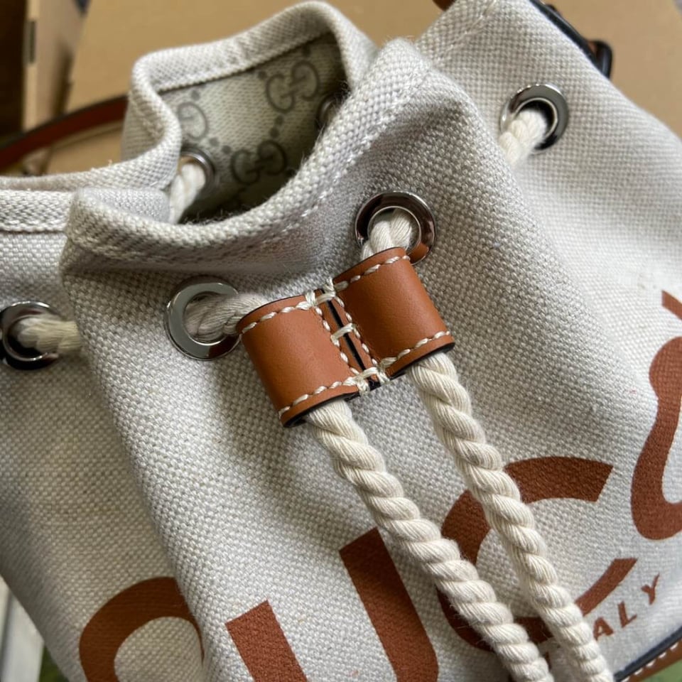 Gucci Mini Shoulder Bag With Gucci Print view 10