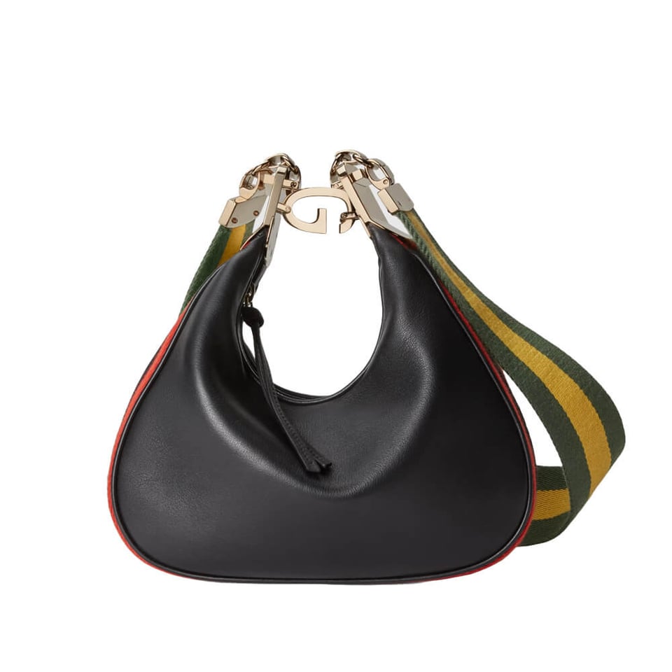 Gucci Black Leather Attache Small Shoulder Bag view 2