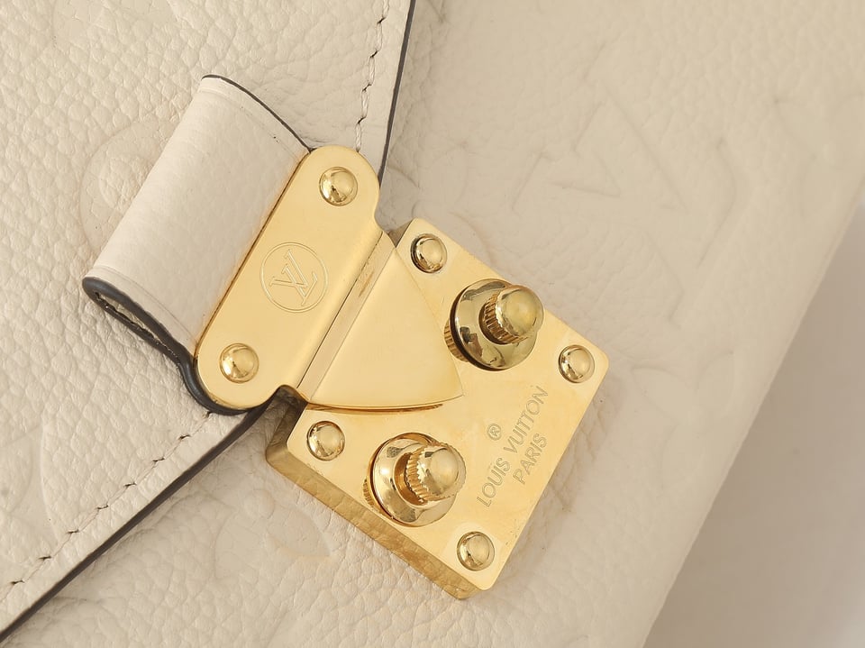 Louis Vuitton Pochette Métis East West Monogram Empreinte Leather – Women – Handbags Cream view 8
