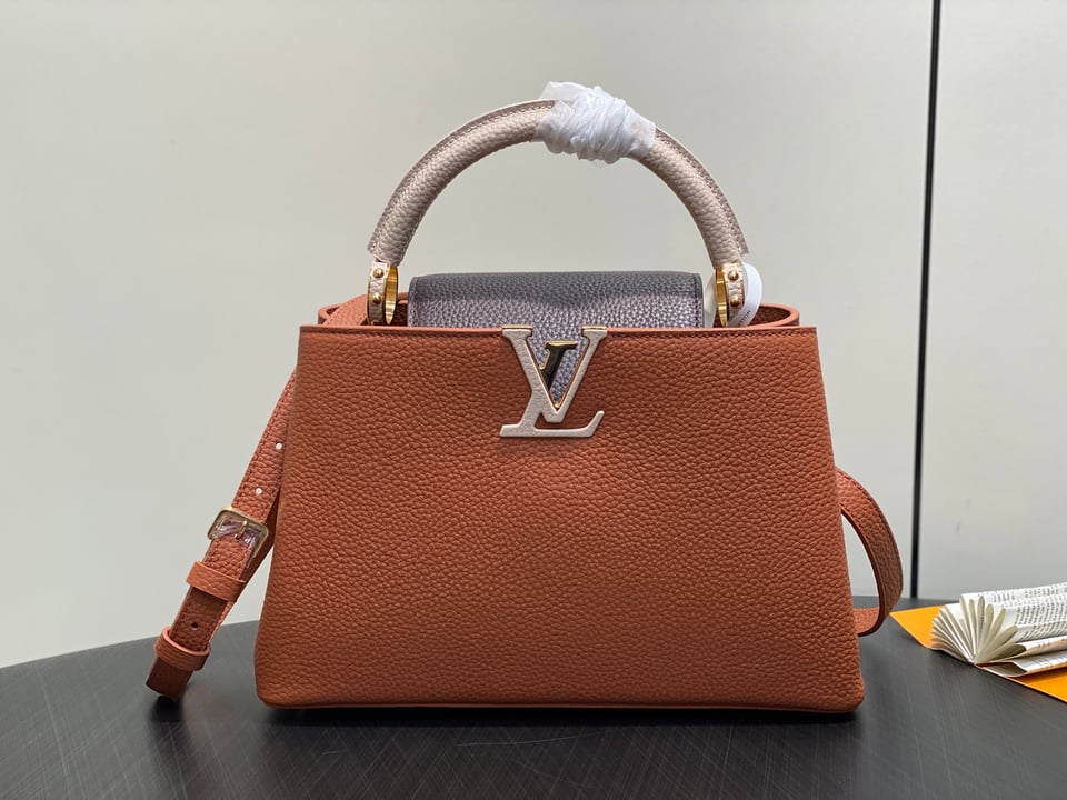 Louis Vuitton Capucines MM M14176 Brown 31.5cm/ 12.2in view 6