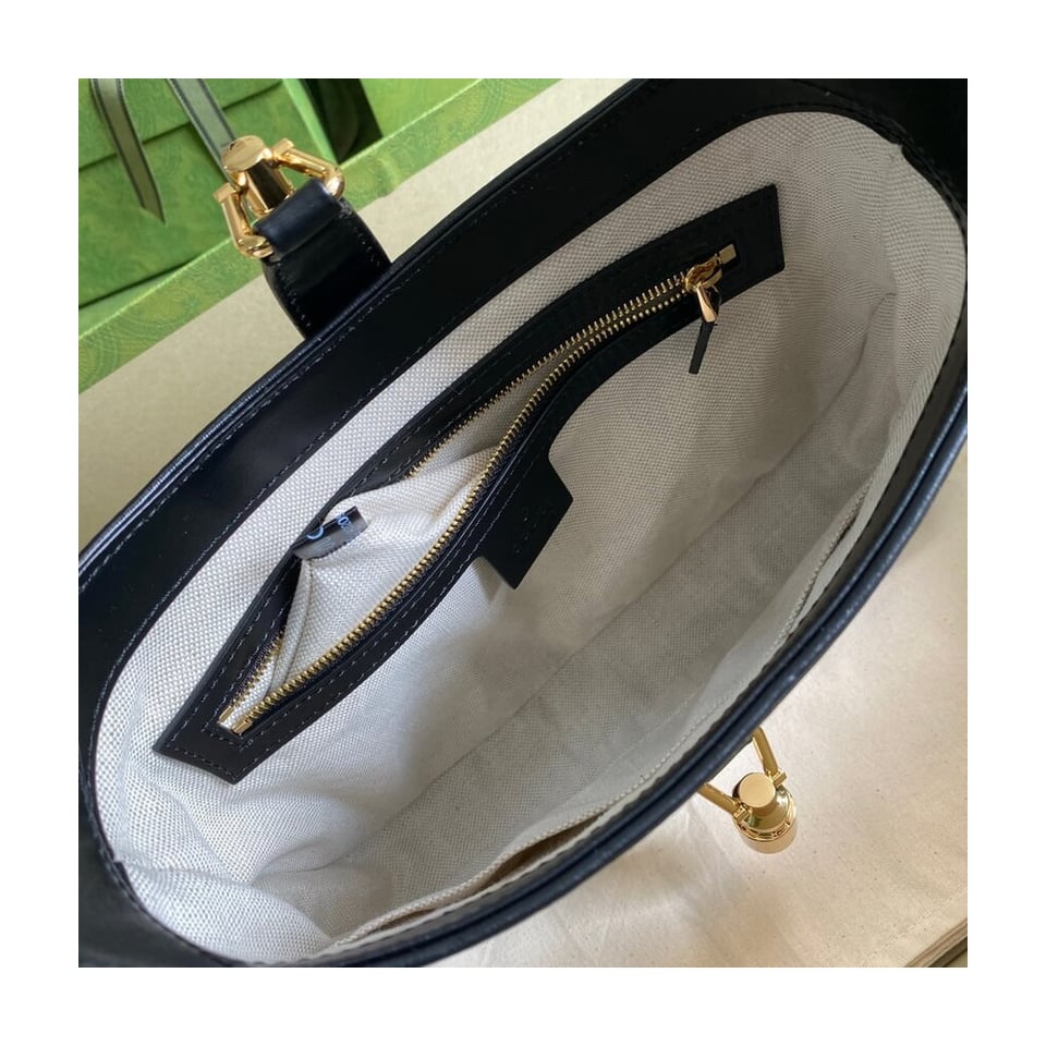 Gucci Jackie 1961 Small Shoulder Bag in White Leather 28cm view 12