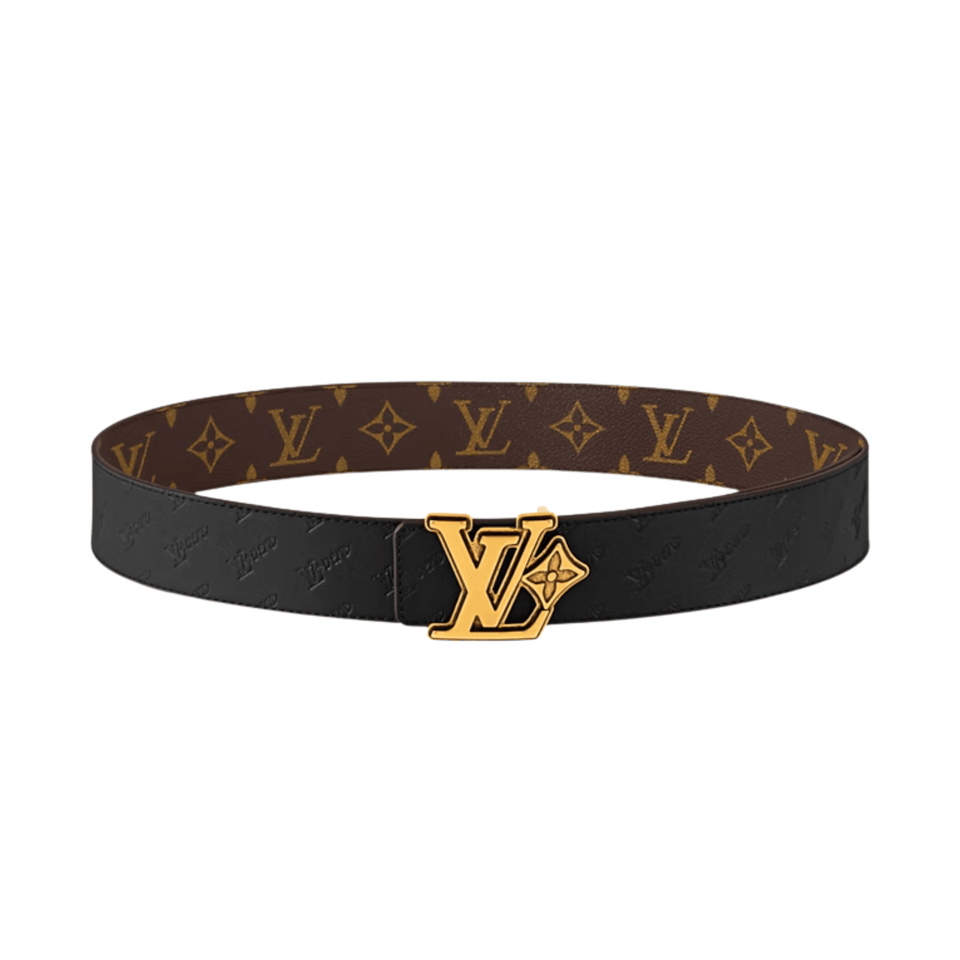 Louis Vuitton LV Monogram Flower 40mm Reversible Men Belt M4061V view 5