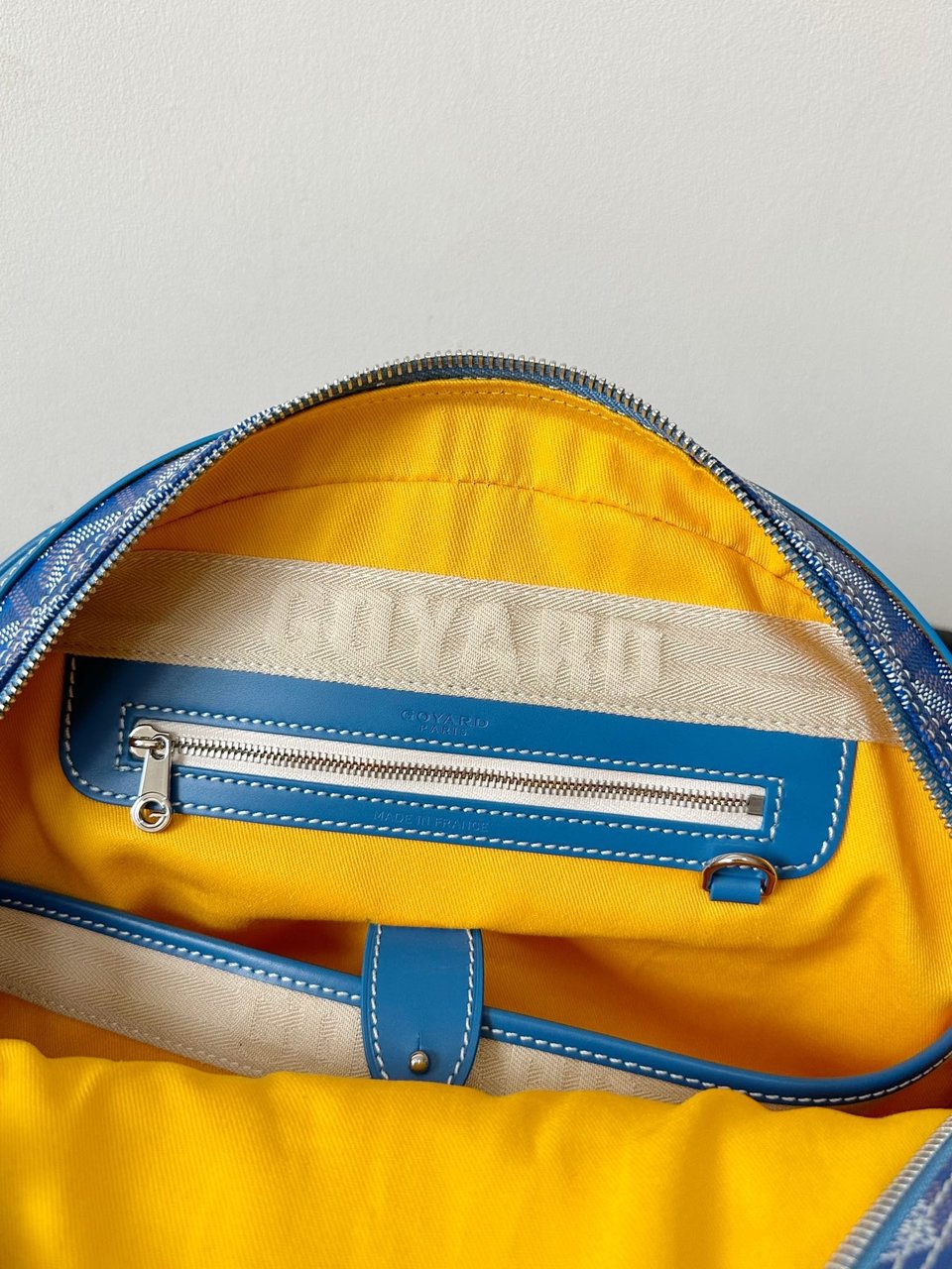 Goyard Goya Bowling Ball Medium Blue Canvas 35cm view 9