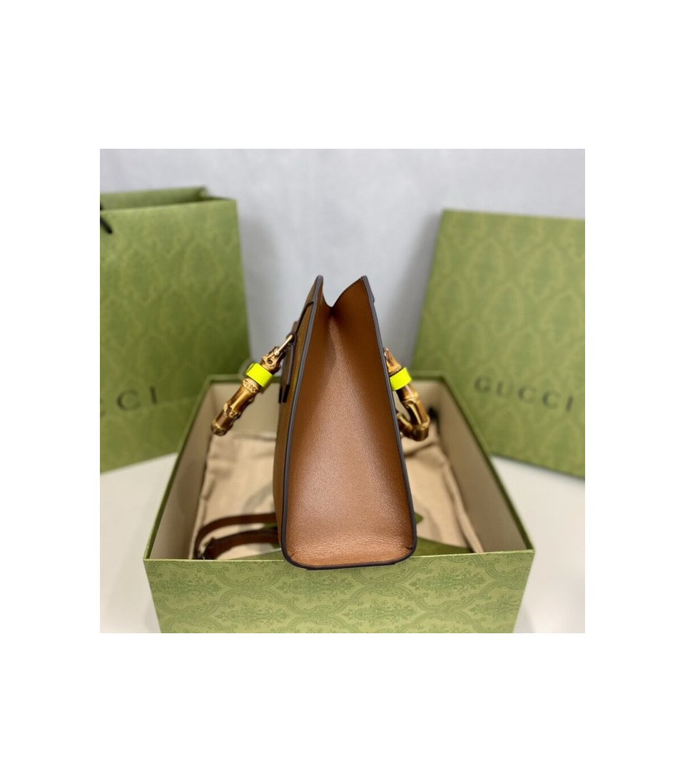 Gucci Diana Small Tote Bag Brown view 13