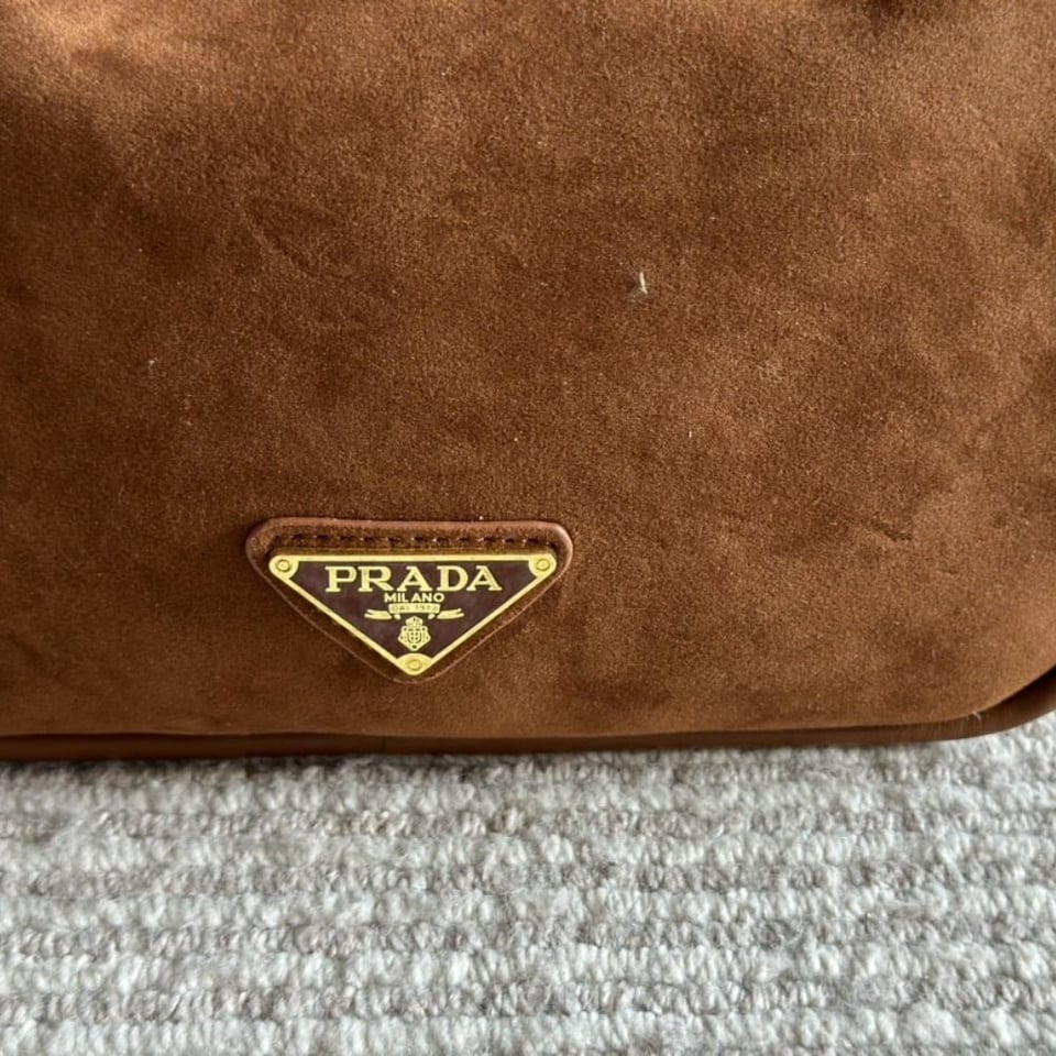 Prada Re Edition Suede Mini Bag Cocoa Brown 22Cm view 6