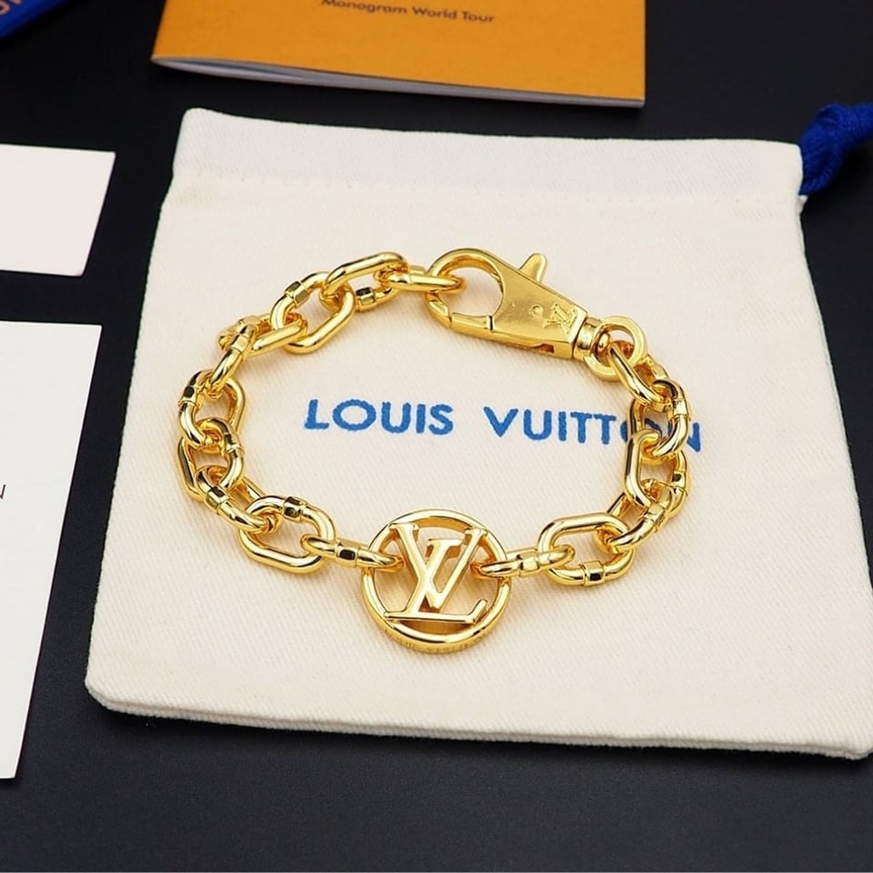 Louis Vuitton Chain Bracelet Gold view 2