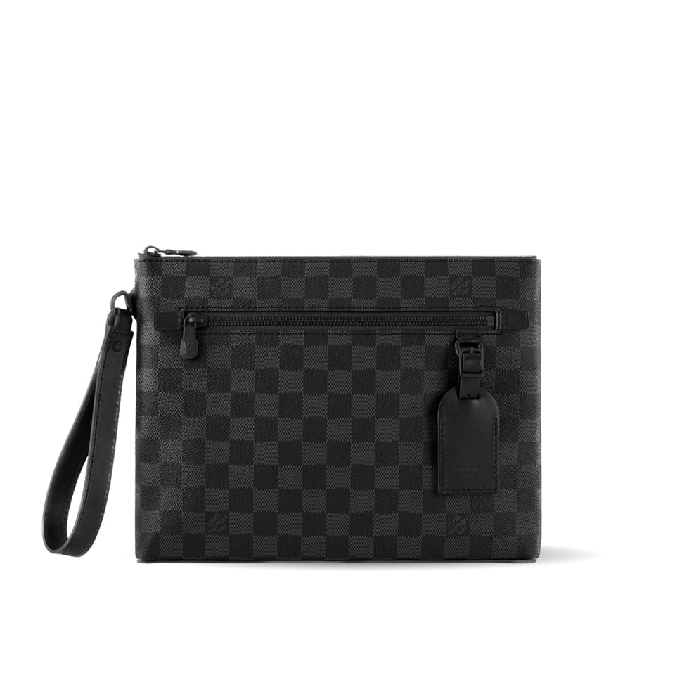 Louis Vuitton Takeoff Bag Damier Black 30Cm N40505 For Men