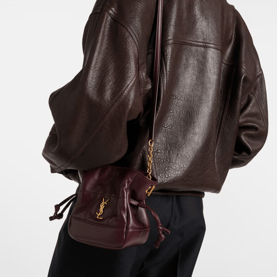 Saint Laurent Jamie Drawstring Shoulder Bag 26cm/10.2in view 3