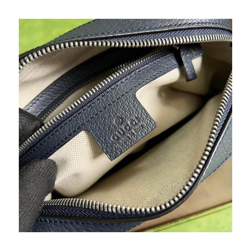 Gucci Horsebit 1955 Small Bag in Blue view 10