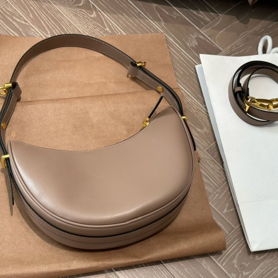 Prada Arqué Small Shoulder Bag Sand 23Cm view 6