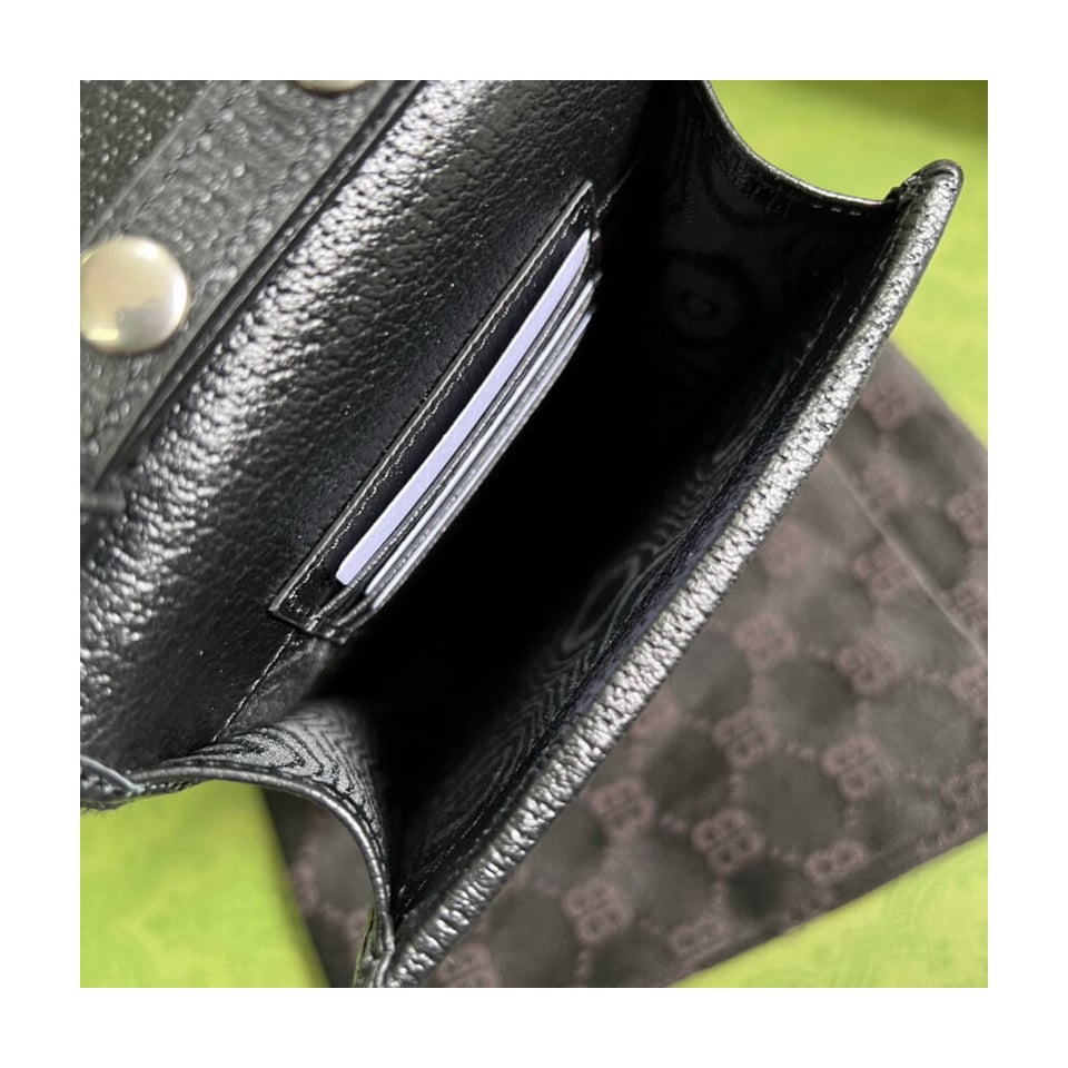 Balenciaga x Gucci Hacker Phone Bag Black view 10