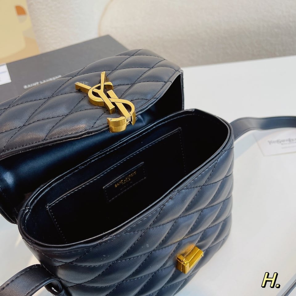 Saint Laurent Women’S June Box Bag Black 19Cm view 6